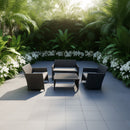 מערכת ישיבה לגינה/מרפסת Bali משלבת כורסאות יחיד וזוגי, מבית HomeTown