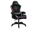 כיסא גיימינג מקצועי מתכוונן עם תאורת LED מחליפה צבעים