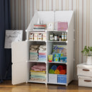 KOOP - ארון אחסון מודולרי לילדים המשלב 9 תאי אחסון לבגדים, נעליים וצעצועים